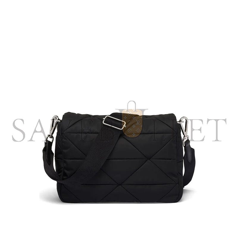 PRADA RE-NYLON STUFFED SHOULDER BAG 1BD290 (24*17.5*8.5cm)